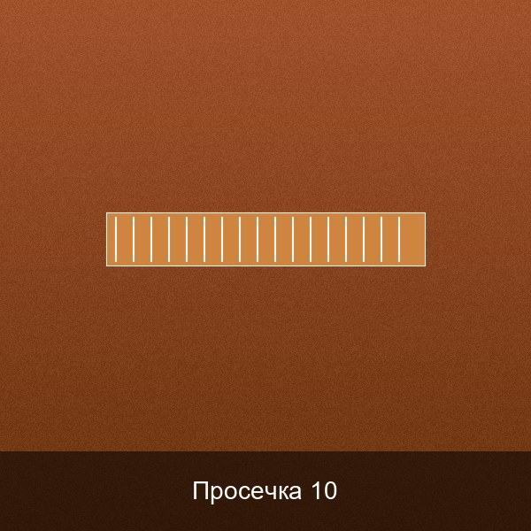 Просечка кладочная 10 см × 15 м (омед.)